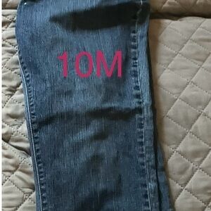Women's Blue Lee Jeans Capris Size 10
